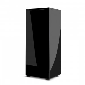 Skapis akvārijam CABINET GLOSSY CUBE BLACK