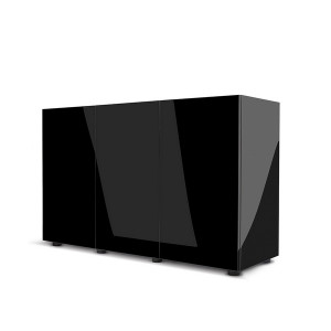 Skapis akvārijam CABINET GLOSSY BLACK ZD 120