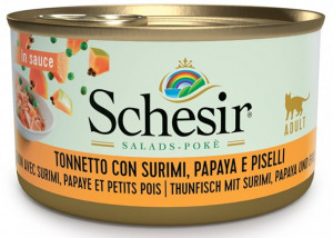 Schesir Salad Tonnetto Con Surimi - konservi kaķiem 6 x 85g