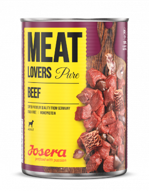 JOSERA Pure Monoprotein Beef - konservi suņiem 400g