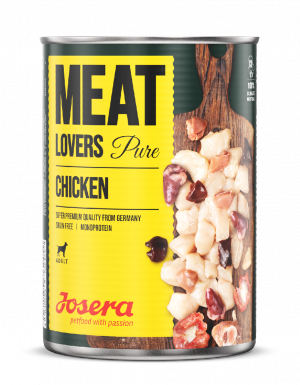 JOSERA Pure Monoprotein Chicken - konservi suņiem 6 x 400g