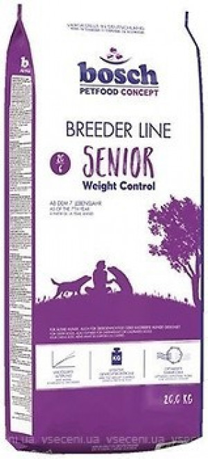 BOSCH Breeder Line Senior Premium - sausā barība suņiem 20kg Cena norādīta par 1 gb. un ir spēkā pasūtot 2 gb.