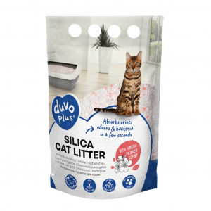 Duvo+ Silica Cat Litter Premium - silikona smiltis kaķu tualetei 5L