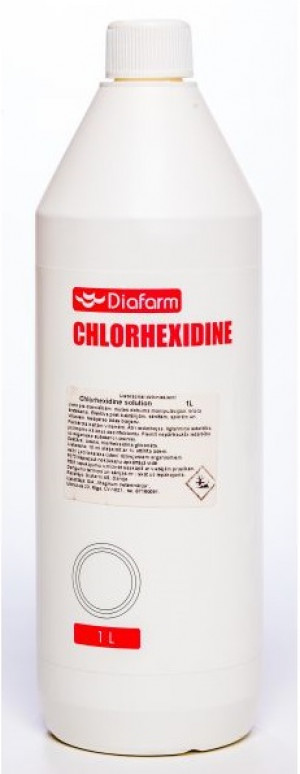 Diafarm dezinfekcijas līdzeklis CHLORHEXIDINE 5% 1L