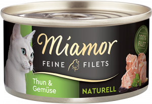 Miamor Feine Fillets Naturelle Thun & Gemüse 80g