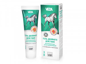 VEDA Zoovip - divkāršas iedarbības atvēsinoši sildošs gēls 100ml