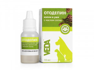 VEDA Otodepin – ausu higiēniskie pilieni ar priežu eļļu 10ml