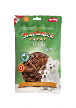 Nobby StarSnack MINI Duck Jerky - gardumi suņiem 70g