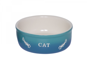 NOBBY "GRADIENT" - keramikas bļoda kaķiem, zila
