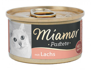 Miamor Pastete 6 x 85g Pastēte ar lasi