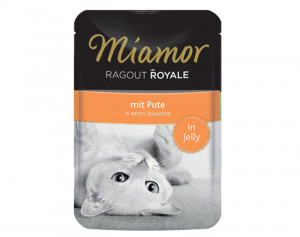 Miamor Ragout Royale 12 x 100g Konservi želējā ar tītaru