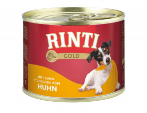 Rinti Gold konservi suņiem ar vistu 12 x 185g