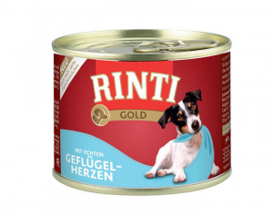 Rinti Gold konservi suņiem ar vistu sirdīm 12x185g