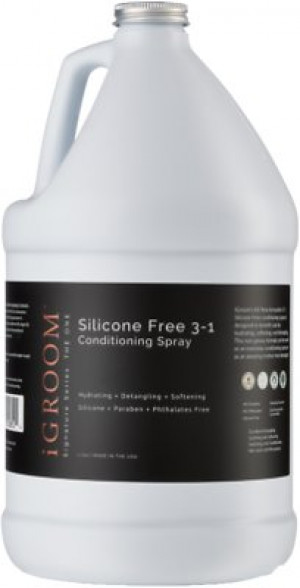 iGroom Silicone Free 3-1 Conditioning/Detangling Spray - kopšanas līdzeklis suņiem un kaķiem 3,78L
