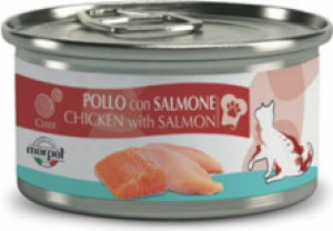 Marpet Chef Cat Chicken with Salmon - konservi kaķiem 6 x 80g