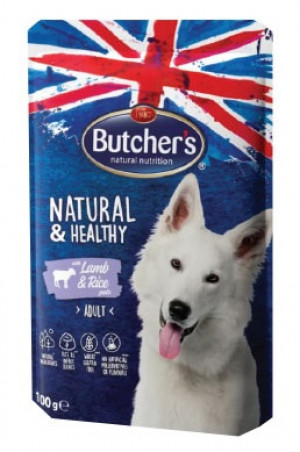 Butcher's DOG N&H pouch lamb - konservi suņiem 100g Cena norādīta par 1 gb. un ir spēkā pasūtot 6 gb.