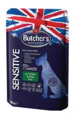 Butcher's DOG Sensitive pouch turkey - konservi suņiem 100g