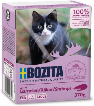 Bozita Feline Shrimps - garneles mērcē 6 x 370g