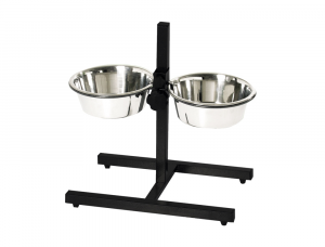 NOBBY Dog-foodbar with 2 bowls - statīvs ar divām bļodām