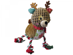 Nobby Plush reindeer with squeaker - rotaļlieta suņiem