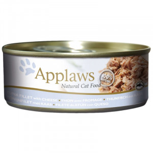 Applaws Cat Tuna Fillet with Cheese 6 x 156g
