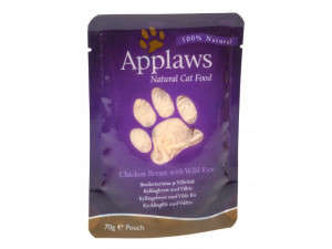 Applaws Cat Chicken Breast with Wild Rice 6 x 70g