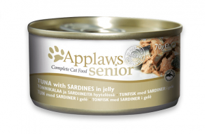 Applaws Senior Cat Tuna with Sardines in Jelly 6 x 70g
