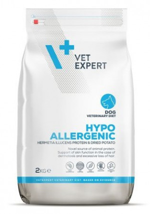 4T Veterinary Diet Hypoallergenic Dog Insect 12kg Cena norādīta par 1 gb. un ir spēkā pasūtot 2 gb.