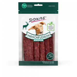 GRAU Dokas Dried Deer Meat - gardumi suņiem 60g