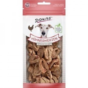 GRAU Dokas Freeze Dried Chicken Hearts - gardumi suņiem 22g