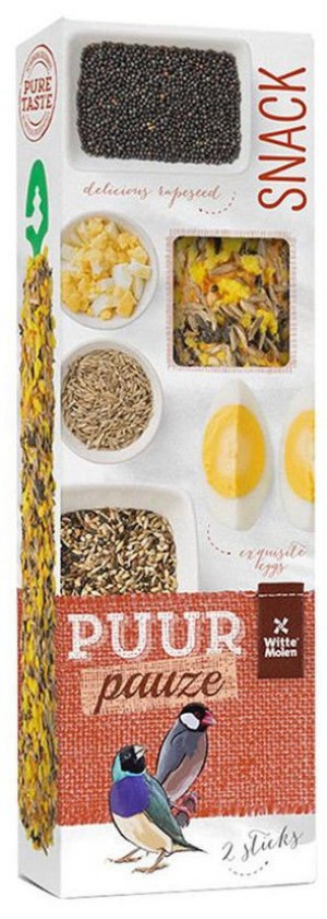 Witte Molen Puur PAUZE STICKS TROPICAL BIRD WILD SEEDS 60g