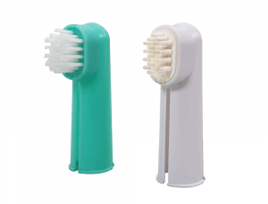 NOBBY Finger toothbrush set zobu birstes 2 gab.