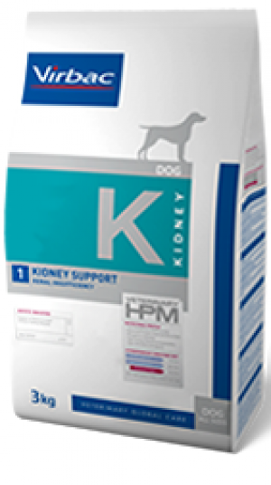 VIRBAC HPM DIET DOG KIDNEY SUPPORT - sausā barība suņiem 3kg