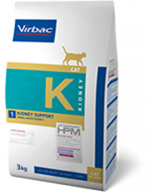 VIRBAC HPM DIET CAT KIDNEY SUPPORT - sausā barība kaķiem 1,5kg