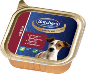 Butcher's Dog Gastronomia with beef Pate 150g Cena norādīta par 1 gb. un ir spēkā pasūtot 12 gb.