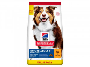 HILLS SP Hill's Science Plan™ MEDIUM MATURE ADULT 7+ ar vistu18kg