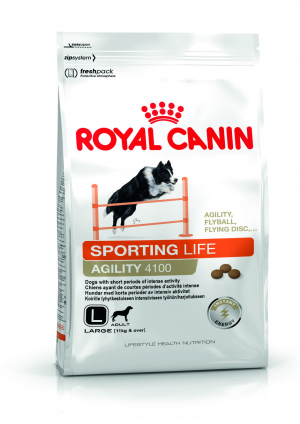Royal Canin Sport Life Agility Large Dog 4100 15 kg Cena norādīta par 1 gb. un ir spēkā pasūtot 2 gb.