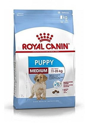 Royal Canin SHN Medium Puppy 15 kg Cena norādīta par 1 gb. un ir spēkā pasūtot 2 gb. + dāvanā konteiners