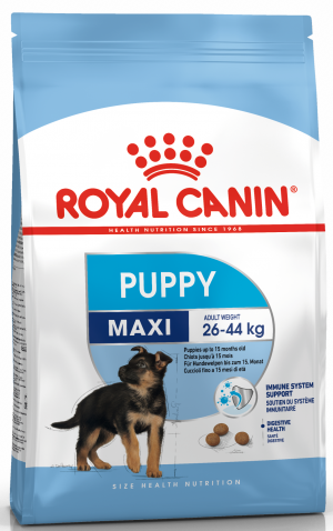 Royal Canin SHN Maxi Puppy 15 kg Cena norādīta par 1 gb. un ir spēkā pasūtot 2 gb.