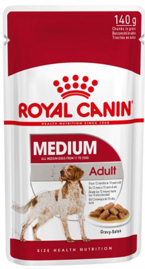 Royal Canin SHN MEDIUM ADULT WET 140g x 20gab Cena norādīta par 1gab.