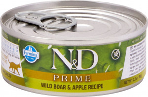 FARMINA N&D NATURAL & DELICIOUS Cat Boar Apple 6 x 70g