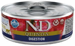 FARMINA N&D NATURAL & DELICIOUS Cat Quinoa Lamb DIGESTION 6 x 70g