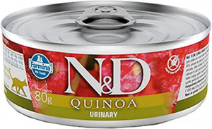 FARMINA N&D NATURAL & DELICIOUS Cat Quinoa Duck URINARY 12 x 70g