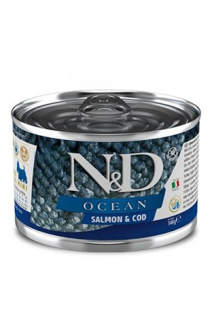 FARMINA N&D NATURAL & DELICIOUS Dog OCEAN SALMON CODFISH 6 x 285g