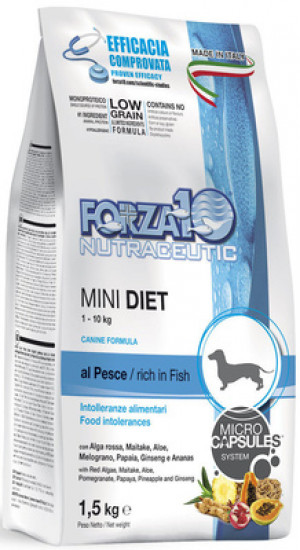 Forza10 Mini Diet with Fish - sausā barība suņiem 400g