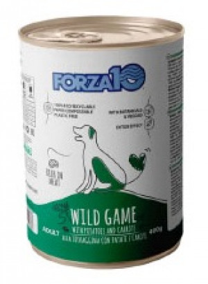 Forza10 Maintenance konservi suņiem ar MEDĪJUMU gaļu, kartupeļiem un burkāniem 400g Cena norādīta par 1 gb. un ir spēkā pasūtot 6 gb.
