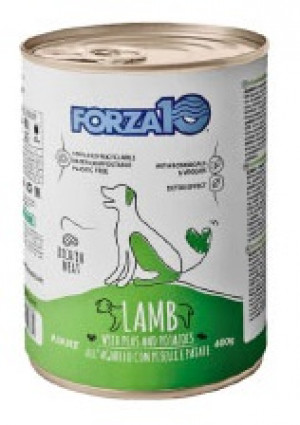 Forza10 Maintenance konservi suņiem ar JĒRU, zirņiem un kartupeļiem 400g Cena norādīta par 1 gb. un ir spēkā pasūtot 6 gb.