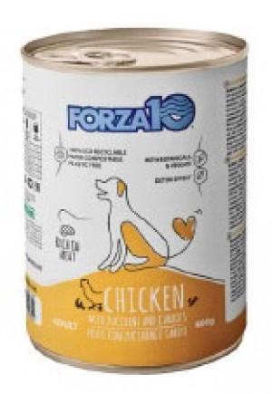 Forza10 Maintenance konservi suņiem ar VISTU, cukīni un burkāniem 400g Cena norādīta par 1 gb. un ir spēkā pasūtot 6 gb.