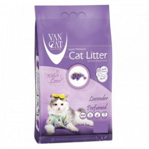 VAN CAT Compact Lavander - cementējošas smiltis kaķu tualetei, ar lavandu 10kg Cena norādīta par 1 gb. un ir spēkā pasūtot 2 gb.
