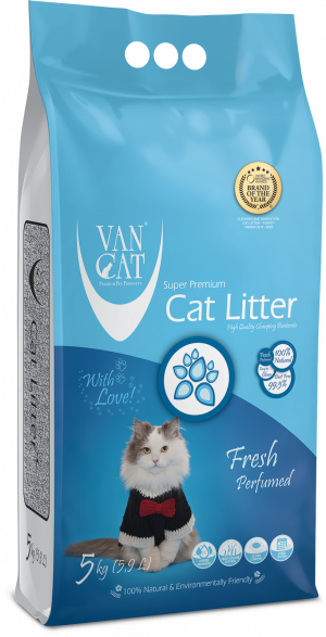 VAN CAT Fresh - cementējošas smiltis kaķu tualetei 10kg Cena norādīta par 1 gb. un ir spēkā pasūtot 2 gb.